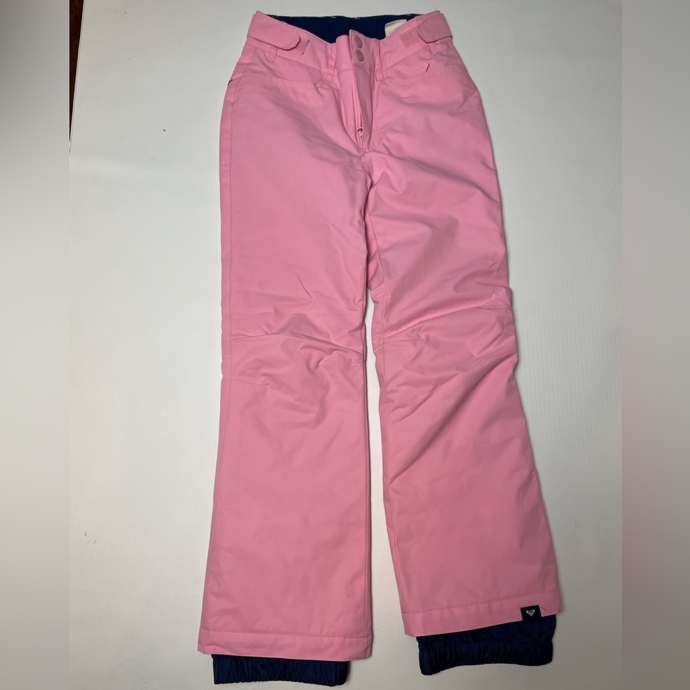 Girls roxy pink snow pants size 12